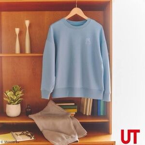 Uniqlo Light Blue Women's Crewneck Sweater